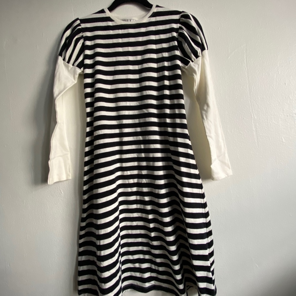 Striped Long Sleeve Dress